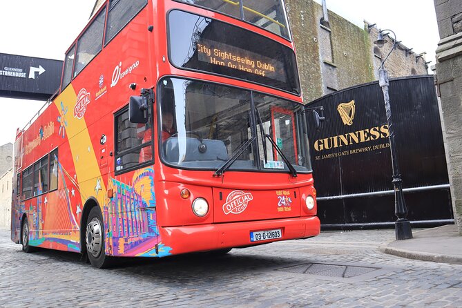 City Sightseeing Dublin Hop-On Hop-Off Bus Tour - Temple Bar, O’Connell Street, and the north centre