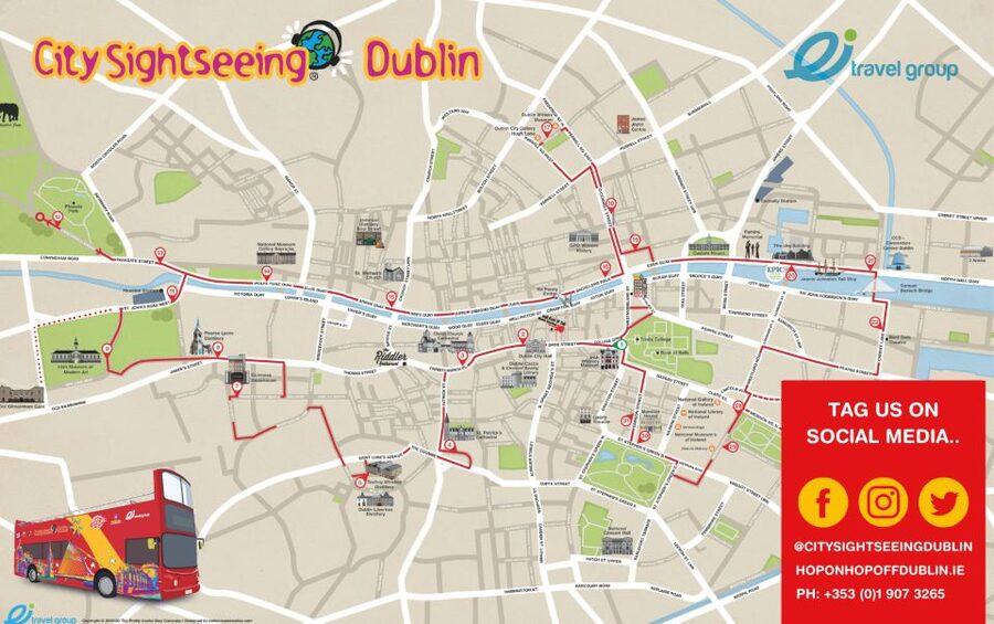 Dublin: City Sightseeing Hop-On Hop-Off Bus Tour - A city route that connects very different Dublins