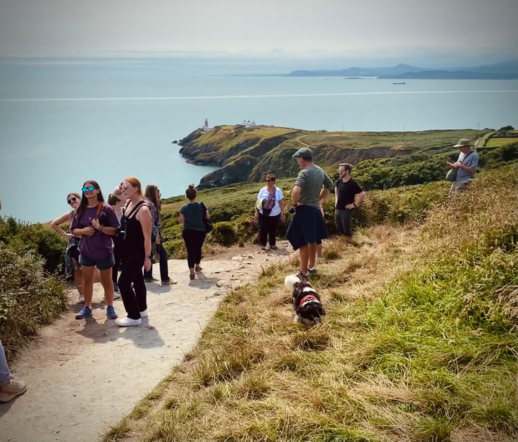 Dublin: Dublin Coastal Hike and Pints & Puppies - Castles, abbey ruins, and local stories