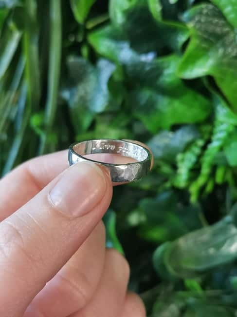 Dublin: Forge a Silver Ring Workshop on Drury Street - Filing the shape and choosing a curve