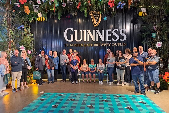 Dublin Guinness Storehouse, Molly Malone Statue and Book of Kells - The Guinness Storehouse: about 90 minutes and one pint