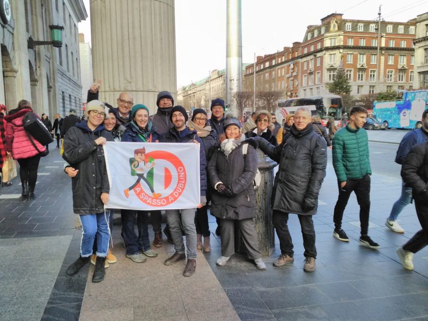 Dublin Highlights: 2.45-Hour Walking Tour in Italian - The General Post Office and the end near the Spire