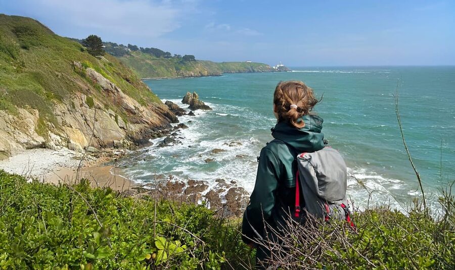 Dublin: Howth Safari Hiking Tour - Shielmartin Hill: the first climb and the big outlook