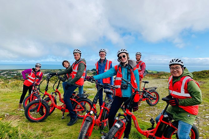 Dublin Panoramic e-Bike Tour with Howth Adventures - Riding Strand Road on the sunny side