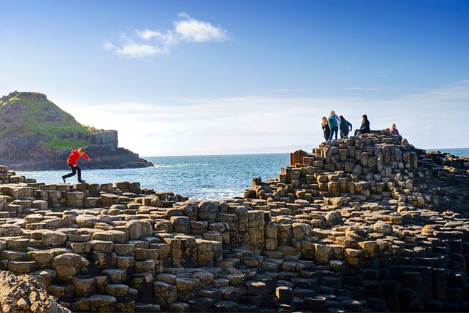 Dublin to Dunluce Castle, Giant's Causeway, Dark Hedges & Belfast - Dunluce Castle above the Atlantic