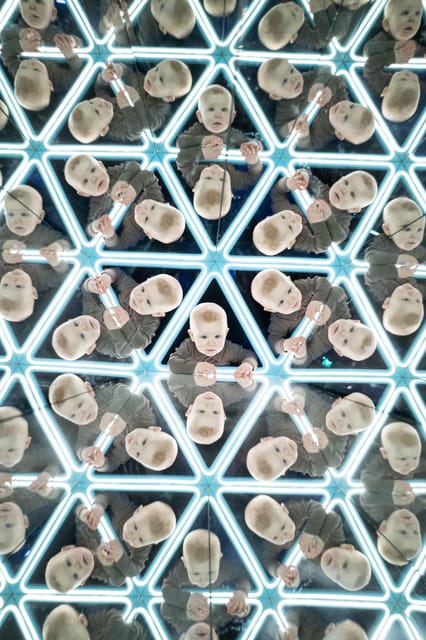 Dublin: World of Illusion Entry Ticket - Gravity room, mirrors, and a head-on-a-plate photo