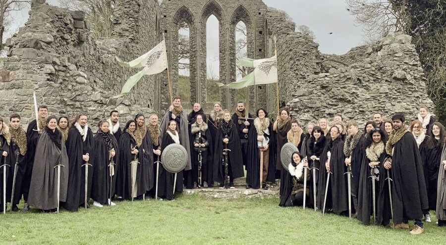 From Dublin: Game of Thrones Winterfell Locations Tour - Inch Abbey: a final Stark moment