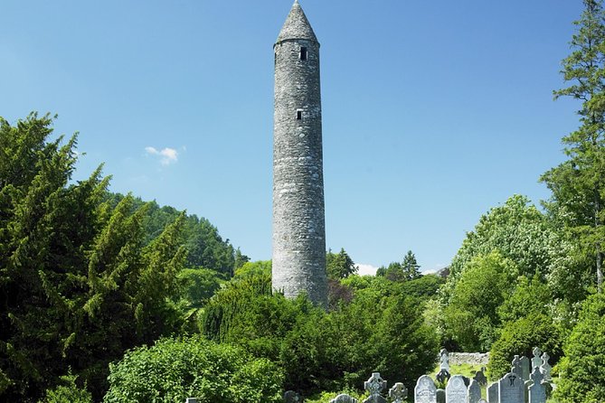 From Dublin: Wicklow, Glendalough, Waterfall & Sheepdog Demo - Powerscourt Waterfall: a big view, a short stop