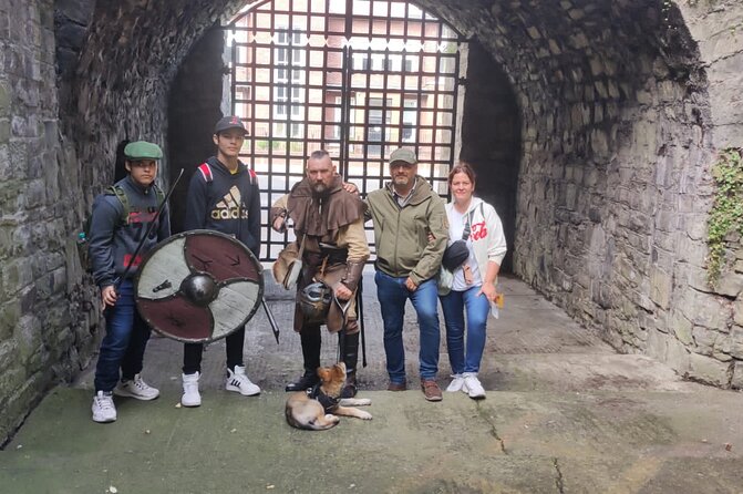 Walking Tour of Dublin’s Viking/Medieval Quarter with a Viking - The replica weapons and photo stop